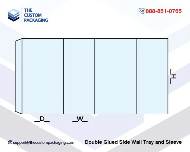Double Glued Side Wall Tray and Sleeve