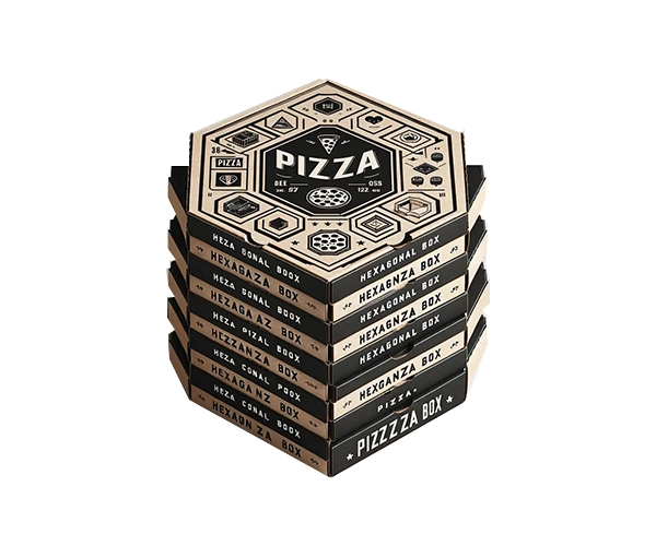 Custom Hexagonal Pizza Boxes