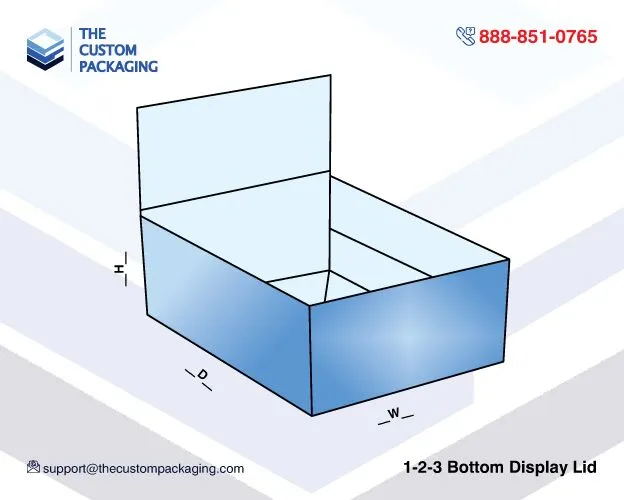 1-2-3 Bottom Display Lid