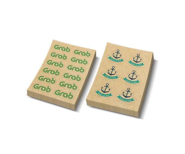 Custom Kraft Stickers
