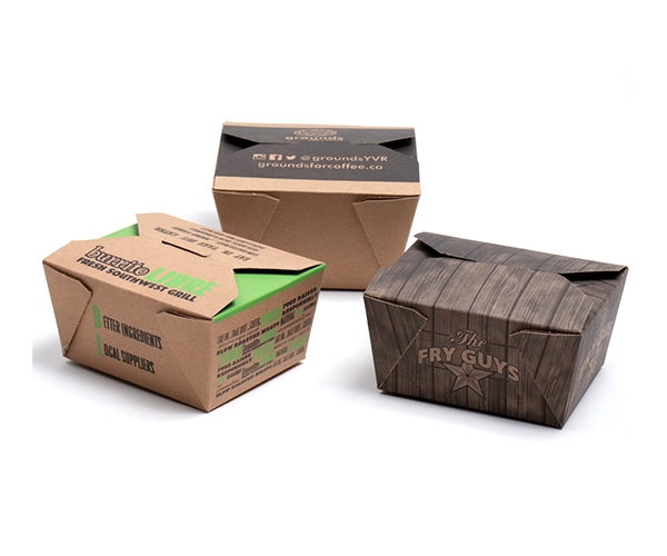 Custom Folded Takeout Boxes