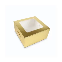 Custom Gold Bakery Boxes