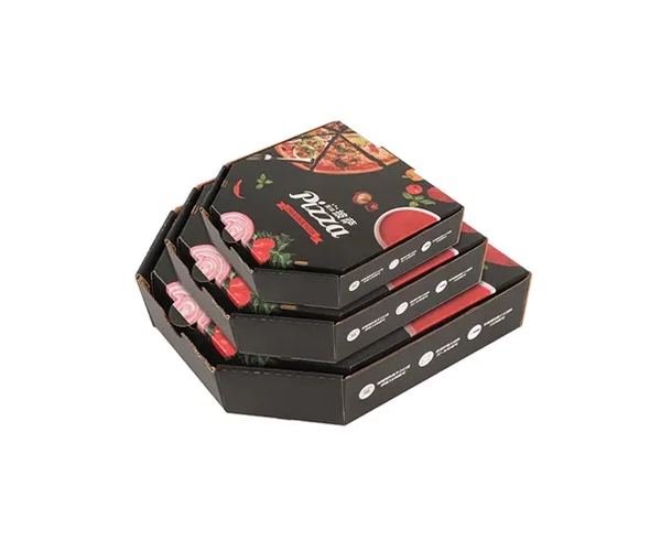 Custom Hexagonal Pizza Boxes