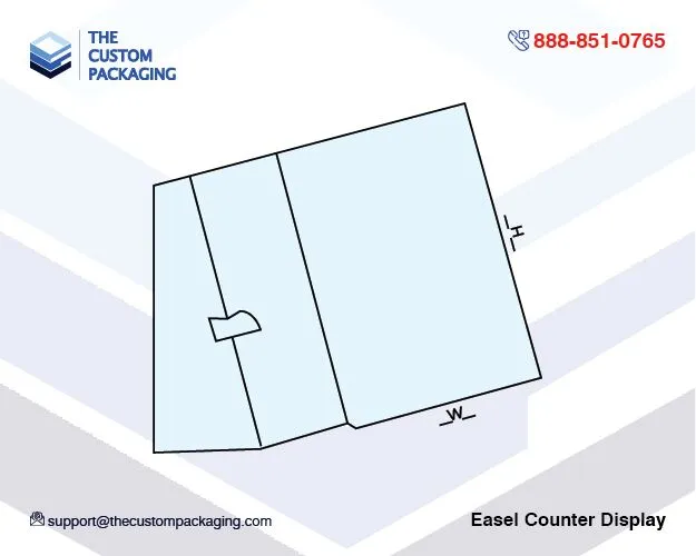 Easel Counter Display