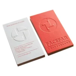 Embossed Business Cards