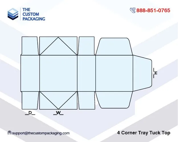 4 Corner Tray Tuck Top