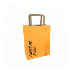 Custom Flat Handle Paper Bags