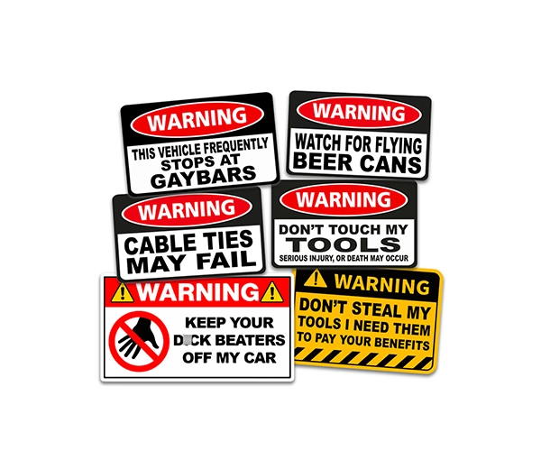 Warning Labels Wholesale