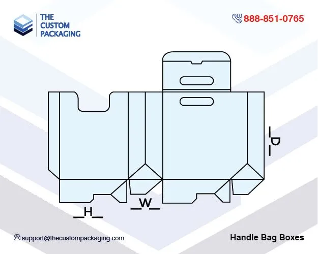 Handle Bag Shape Boxes