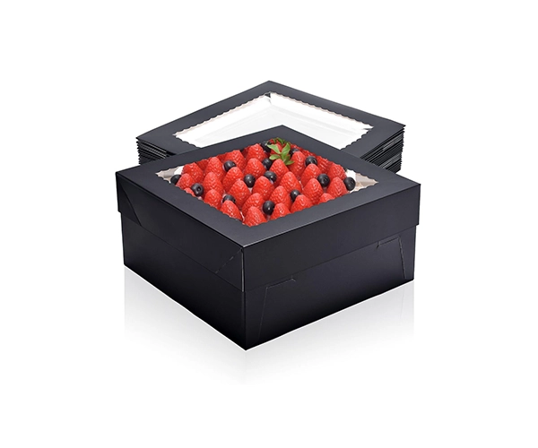 Black Bakery Boxes