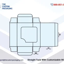 Straight Tuck With Customizable Window