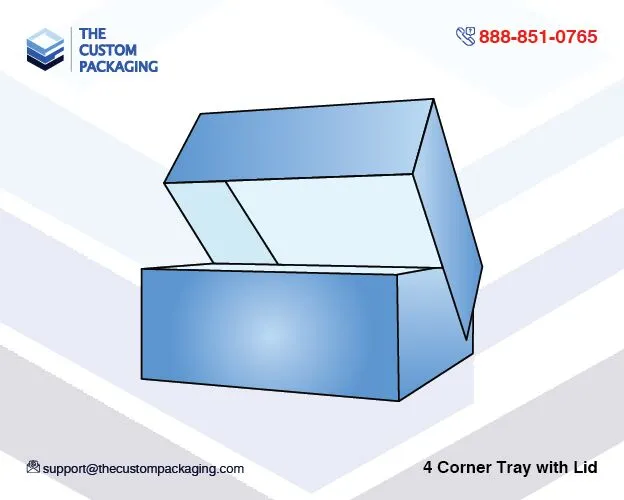 4 Corner Tray with Lid