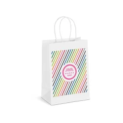 Custom White Kraft Bags