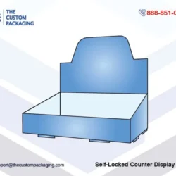 Self-Locked Counter Display Tray