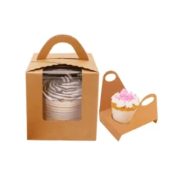 Custom Christmas Cupcake Boxes