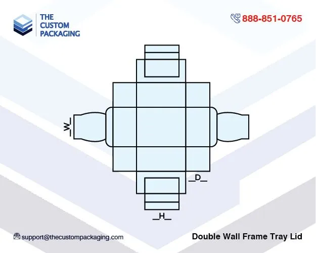 Double Wall Frame Tray Lid