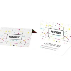 Folded Business Cards