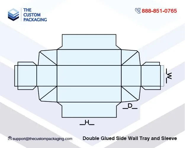 Double Glued Side Wall Tray and Sleeve