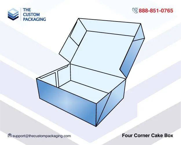 Four Corner Cake Box