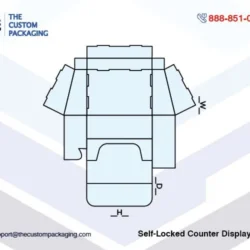 Self-Locked Counter Display Tray