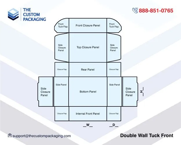 Double Wall Tuck Front