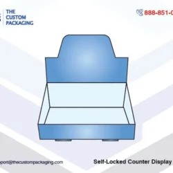 Self-Locked Counter Display Tray