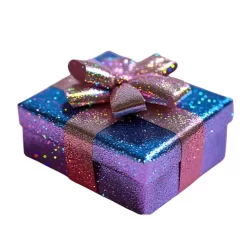 Custom Glitter Gift Box